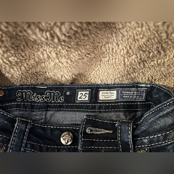 Miss Me Dark Blue Boot Cut Jeans - Picture 12 of 13